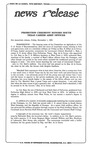News Release - 1991-11-01 by E. De la Garza