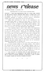 News Release - 1992-09-30 by E. De la Garza