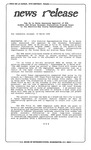 News Release - 1994-03-10 by E. De la Garza