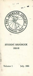 PAC Student Handbook 1955-1956