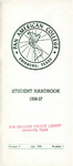 PAC Student Handbook 1956-1957 by Pan American College