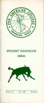 PAC Student Handbook 1960-1961