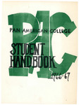 PAC Student Handbook 1966-1967 by Pan American College