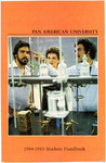 PAU Student Handbook 1984-1985 by Pan American University