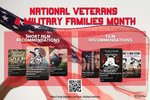 National Veterans & Military Families Month by Raquel Estrada, Shannon Pensa, and William Flores