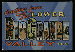 "Greetings from the Lower Rio Grande Valley of Texas " Souvenir Folder [postcards] by Curtis Tech & Company (Chicago, IL) and C & H News Company (Harlingen, TX)