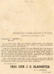 Headquarters Western Sub-District of Texas [Civil War Broadside]