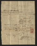 Samuel W. Brooks and Maria Augustine Inez de Misgringry Vallejos marriage license, 1871-01-11 by Cameron County District Court