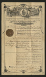 Ernest Merkling and Mary Alice Falgout marriage license, 1910-10-15