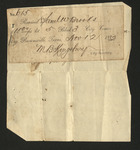 Note stating where Samuel W. Brooks was born and date of death as well as the location of his home, 1903-02-13, Part 02