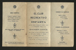 Club Recreativo Esparta shower dance invitation, Women's Club Building, Raymondville, Texas