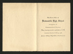 Brownsville High School commencement exercises invitation