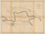 Topographical Map of the Rio Grande From Roma To The Gulf Of Mexico Sheet No. 10 [Reynosa Viejo, Tamaulipas; Penitas, Texas] by International Boundary & Water Commission, United States & Mexico.; Julius Bien Co. Photo. Lith.; and Anson Mills