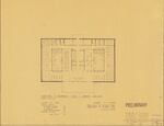 Architectural drawing for the Pan American College Library Floor, Furniture and Equipment Plan by Pan American College, Hedrick and Stanley Architects, and R. Newell Waters