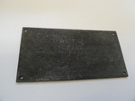U.S. Army Signal Corps. battery type B plate