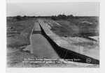 [Irrigation] Photograph of El Fuste siphon protection view looking south after completion of grading