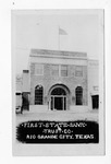 [Rio Grande City] Postcard of the First State Bank Trust Co. building