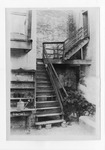 [Matamoros] Photograph of wooden building stairs by Juan C. Villarreal