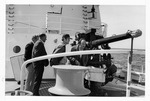 [Coast Guard] Photograph of United States Coast Guards' ship machine gun