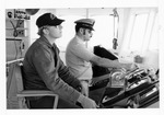 [Coast Guard] Photograph of United States Coast Guard members in wheelhouse - 02