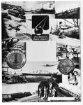 [Airport] Photograph of Pan American Airways Brownsville promotional collage