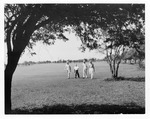 [People] Photograph of four golfers at Valley International Country Club