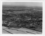 [Brownsville] Aerial photograph of west downtown Brownsville facing Military Rd. - 01