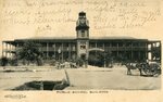 [Brownsville] Postcard of Public School Building/Grammar School by Willman's Pharmacy
