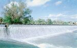 [Coahuila] Postcard of River in Sabinas, Coahuila