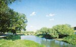 [Coahuila] Postcard of River in Zaragoza, Coahuila