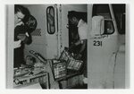 [Edinburg] Photograph of Golden Jersey Creamery Workers Loading Milk into Delivery Truck