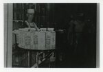 [Edinburg] Photograph of Golden Jersey Creamery Worker Behind Dairy Display