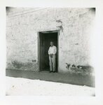 [Guerrero Viejo] Photograph of Man standing in Doorway