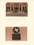 [McAllen] Photograph of McAllen Southern Pacific Depot and Historical Plaque