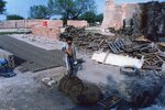 [Reynosa] Photograph of Brickmaker in Worksite