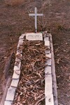 [Edinburg] Photograph of White Cross and Headstone