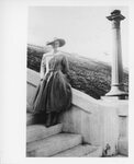 [Monclova] Photograph of Women Posing by Stairs