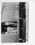 [Monclova] Photograph of Three Men on Train