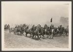 [Military] Photograph of Cavalry Soldiers with Wagons