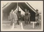 [Military] Photograph of Six Men In Front of Tent