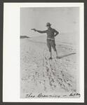 [Military] Photograph of U.S. Soldier, Theo Browning on Beach