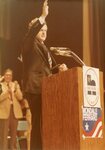 [Harlingen] Photograph of Senator Ted Kennedy Waving