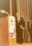 [Harlingen] Photograph of Ted Kennedy Walking Towards Podium