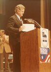 [Harlingen] Photograph of Ted Kennedy Giving Speech