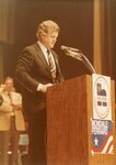[Harlingen] Photograph of Senator Ted Kennedy During Mondale/Ferraro Campaign