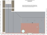 Missouri Pacific Brownsville Depot Plans - Overhead roof representation