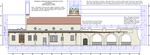 Missouri Pacific Brownsville Depot Plans - Rear elevation by David N. Currey