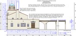 Missouri Pacific Brownsville Depot Plans - Right side elevation by David N. Currey