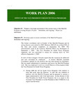 Med-Ed Program Work Plan: 2006