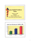 Border Health Workforce Issues: 2002-01-15 by Mario E. Ramirez